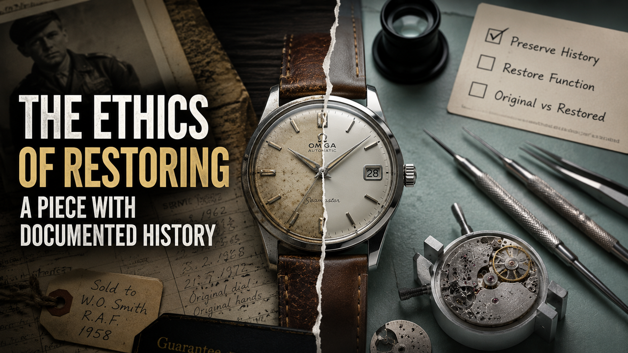 The Ethics of Restoring a Piece with Documented History